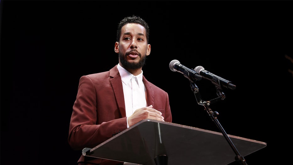 NEW YORK, NEW YORK - JANUARY 15: Brooklyn Borough President Antonio Reynoso speaks on stage during 38th Annual Brooklyn Tribute To Dr. Martin Luther King, Jr. at BAM Howard Gilman Opera House on January 15, 2024 in New York City. (Photo by Jason Mendez/Getty Images for (BAM) Brooklyn Academy of Music )