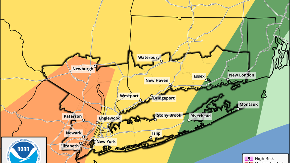 Severe weather outlook. (NWS)