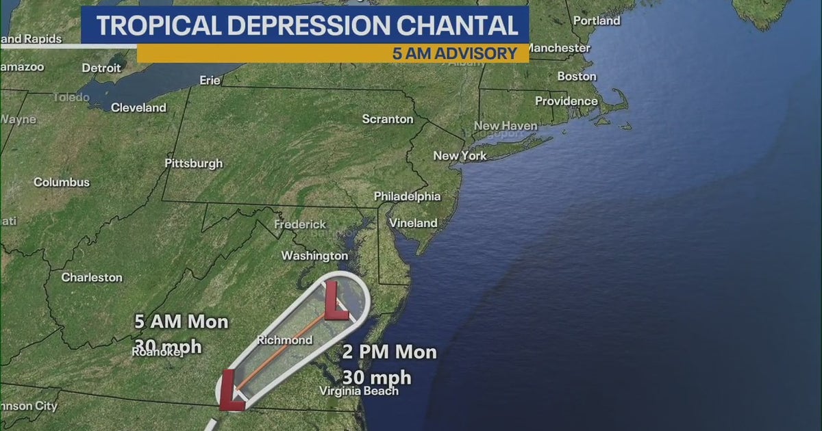 Tropical Depression Chantal path: Will storm remnants hit NYC? | FOX 5 ...