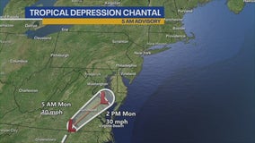 Remnants of Tropical Storm Chantal could slam NYC area with heavy rain, storms