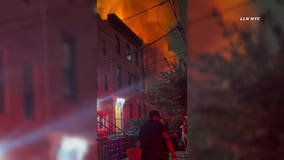 6 firefighters injured after Jersey City fire spreads to several buildings