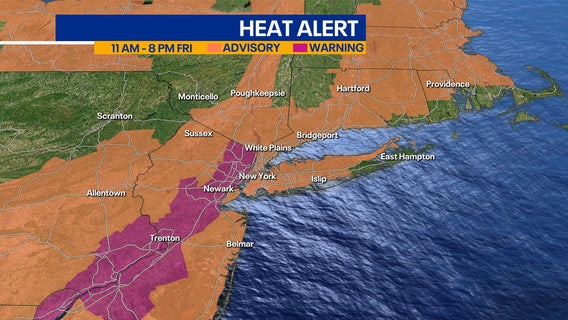 New York City braces for dangerous heat and potential severe storms on Friday