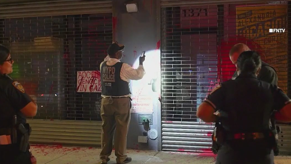 AOC's Bronx campaign office vandalized