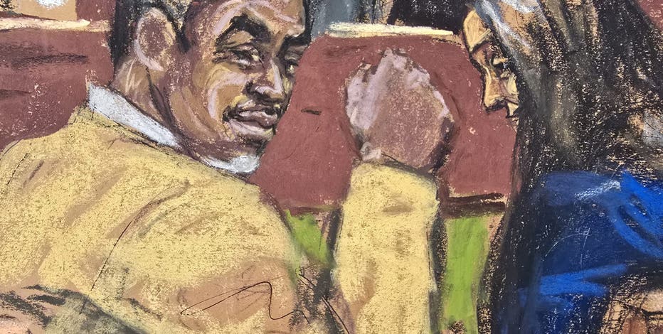 Diddy pumps his fist, courtroom cheers after verdict read