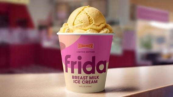 Breast milk ice cream for sale nationwide: 'Just like mom used to make'