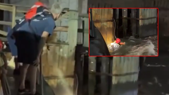 FDNY rescues person trapped in strong currents near Roosevelt Island Bridge | WATCH