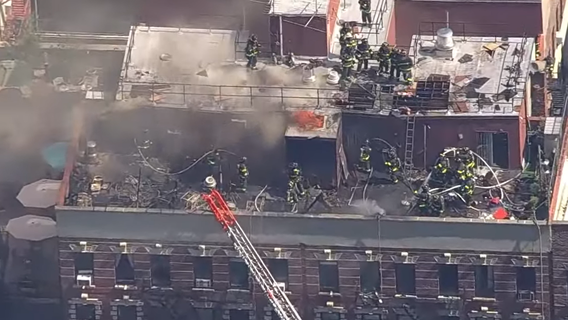 UES building fire: Resident heard apparent blast before seeing smoke