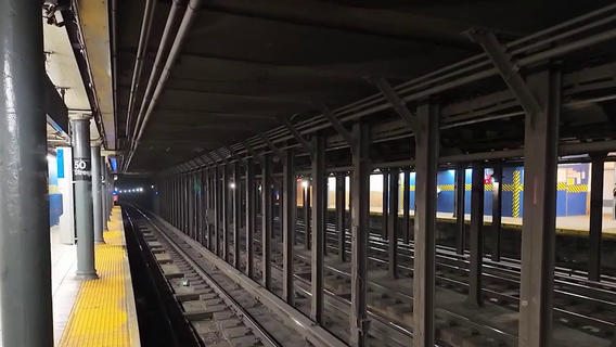 Man pushed onto tracks at NYC subway station; suspect still on the loose
