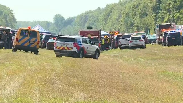 Tour bus headed to NYC crashes on Thruway; 5 dead