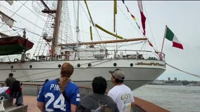 Mexican naval ship that crashed into Brooklyn Bridge ready for voyage home