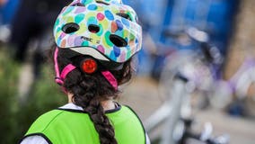Spikes spread on trail behind NJ elementary school damaged bikes