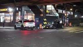 Man stabbed several times on moving Queens subway train; suspect at large