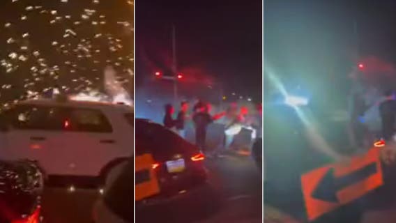 Over 100 vehicles takeover NJ streets as fireworks shot at police vehicles: officials