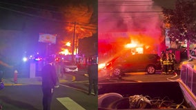 Explosion at Hillside, NJ, auto body shop sparks massive fire: 'Harrowing sight'