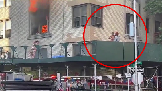 Residents rescue children trapped in Bronx apartment fire that injured 12