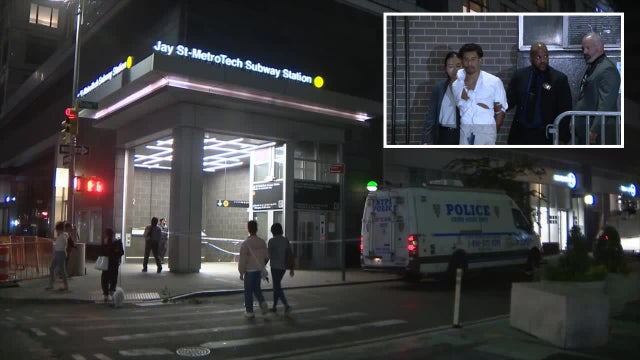 Subway station murder suspect reportedly had samurai sword, victim’s credit cards at time of arrest