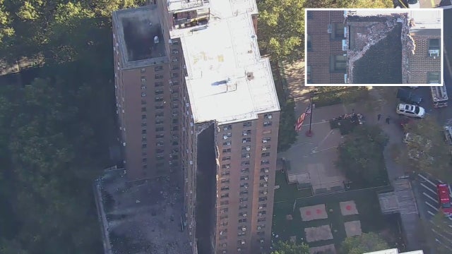 Part of Bronx building partially collapses after explosion