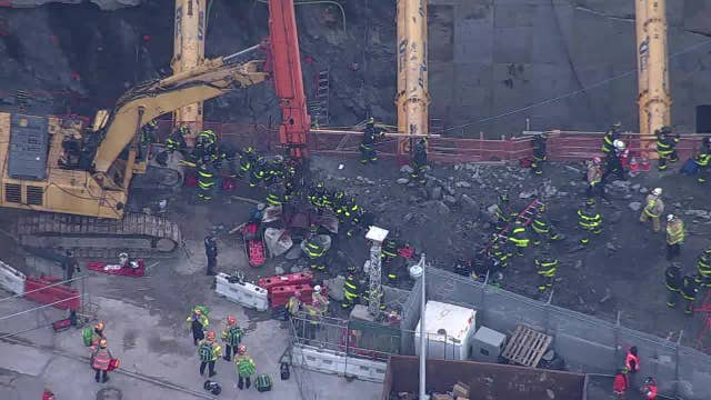 Construction worker dies after falling down 60-foot pit