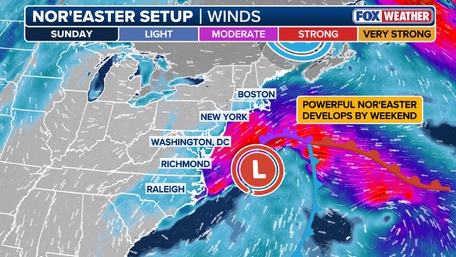 Weekend Nor’easter: NJ declares state of emergency; 60 mph winds could slam NYC, Long Island