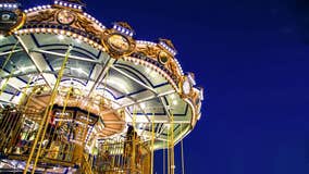 Double-decker Christmas Carousel opens near Macy's, Herald Square