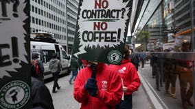 Over 1K unionized Starbucks workers strike on 'Red Cup Day'