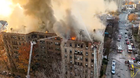 100+ displaced after massive 5-alarm fire in Mount Vernon apartment building