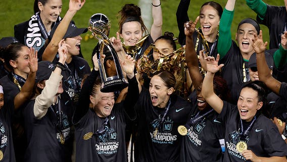 Gotham FC celebrates championship in New York City