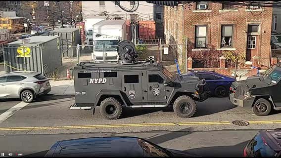 NYPD officer shot in Brooklyn after responding to homicide; barricaded suspect dead