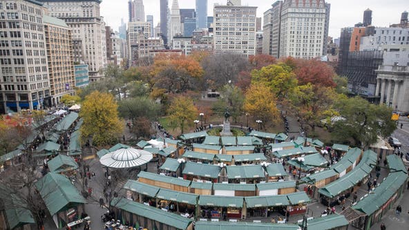 Union Square's Holiday Market has opened for the festive season