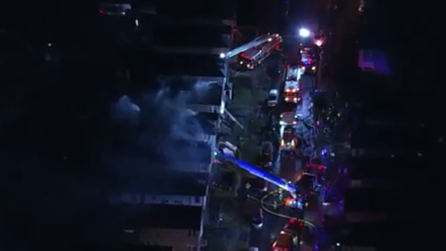 Fire, smoke reported near Roselle, NJ