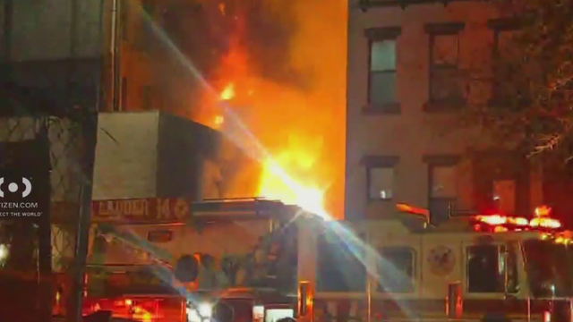 Fire tears through Santiago’s Beer Garden in Harlem