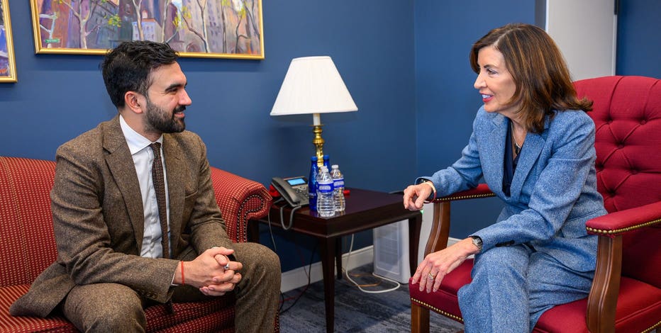 Hochul and Mamdani talk funding cuts, childcare amid possible Trump crackdown on NYC