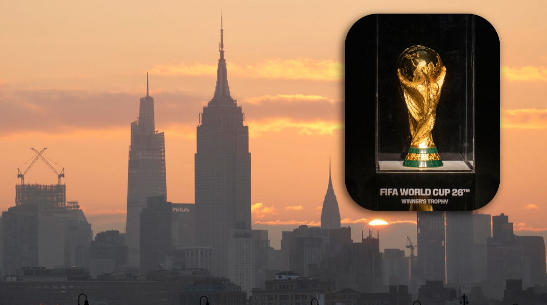 Which FIFA World Cup teams will be playing group-stage games in New York, New Jersey?