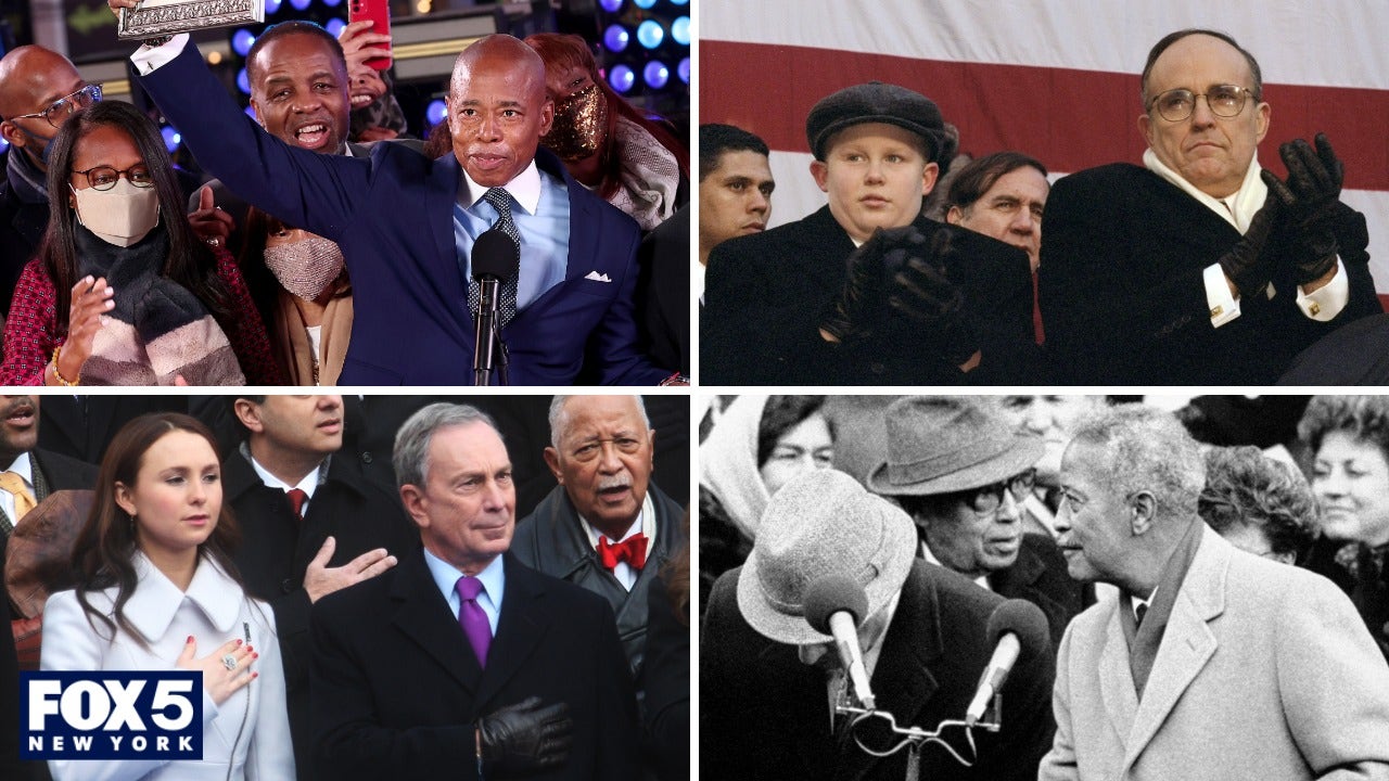 NYC mayoral inaugurations over the years: Van Wyck, La Guardia, Giuliani
