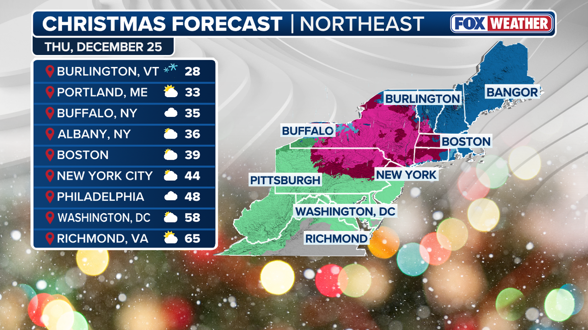 Snow possible Tuesday morning in NYC; Christmas forecast remains uncertain