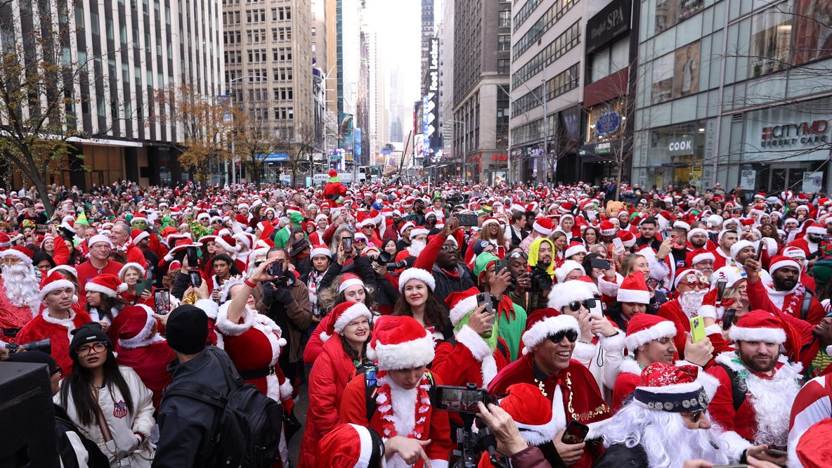 SantaCon 2025: Starting point, time for Saturday in New York City