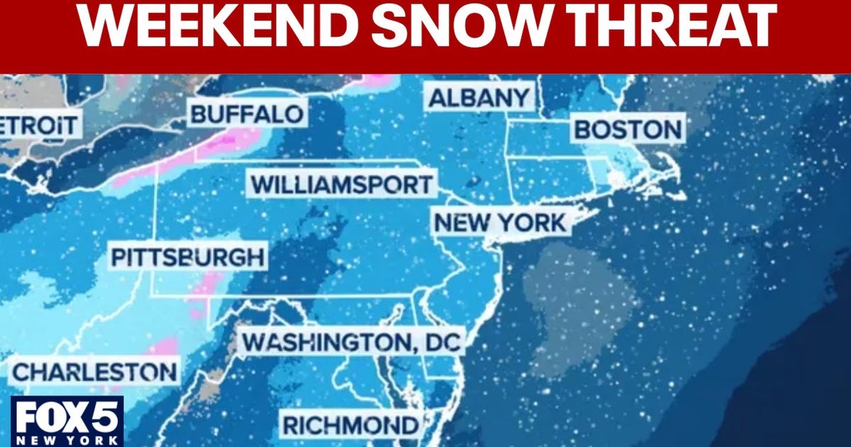 NYC, Long Island, parts of NJ could see up to 4 inches of snow | FOX 5 ...