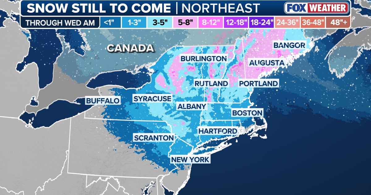 Sleet, snow fall ahead of Christmas; NYC weather this week | FOX 5 New York