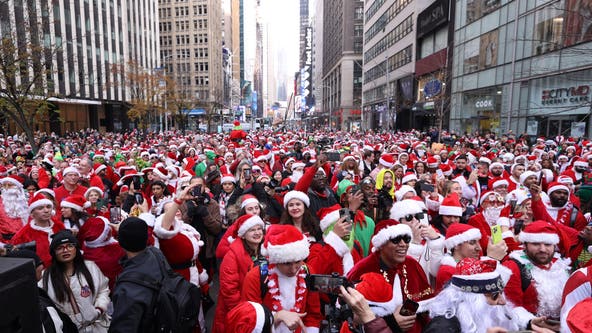 SantaCon 2025: Starting point, time for Saturday in New York City