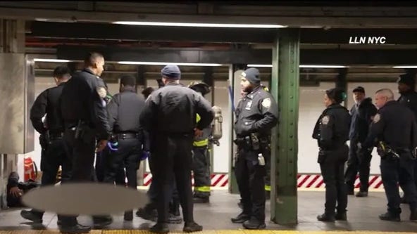 18-year-old charged after allegedly setting man on fire inside Penn Station subway train