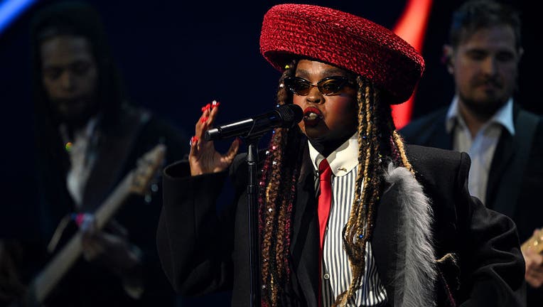 Lauryn Hill at World Cup Draw today | FOX 5 New York