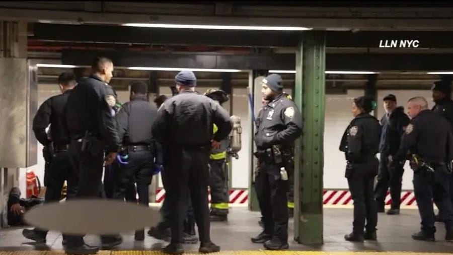 18-year-old charged after allegedly setting man on fire inside Penn Station subway train
