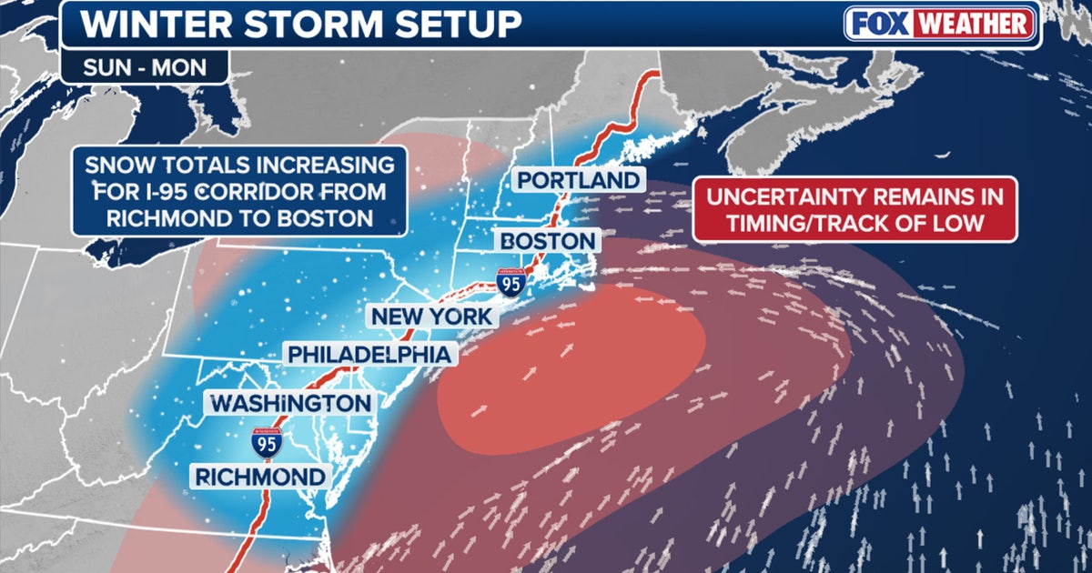 Winter storm watch: How much snow will NJ get this weekend? | FOX 5 New ...