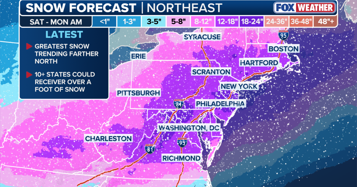 What time does the snow start on Sunday? NYC, NJ timeline | FOX 5 New York