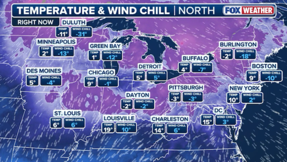 Dangerous cold grips New York, New Jersey and Connecticut this weekend as snow threat fades