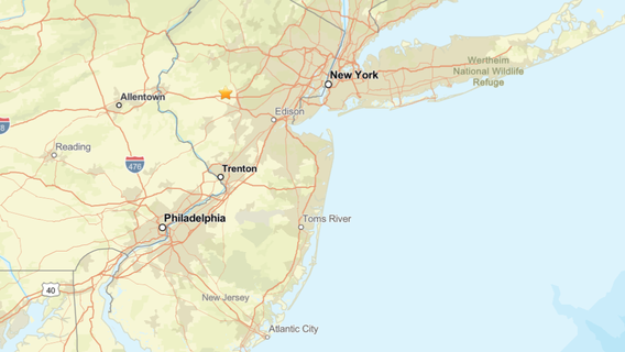 NJ earthquake: 2.4 magnitude quake reported in New Jersey