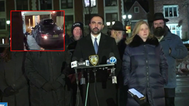 Man arrested after ramming car into Chabad-Lubavitch headquarters