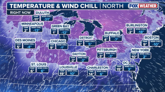 Dangerous cold grips New York, New Jersey and Connecticut this weekend as snow threat fades