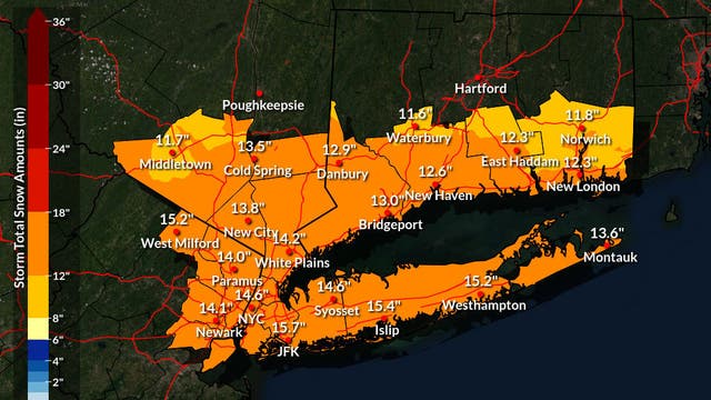 Up to 16 inches of snow possible in NYC, NJ: Latest storm forecast, weekend timeline