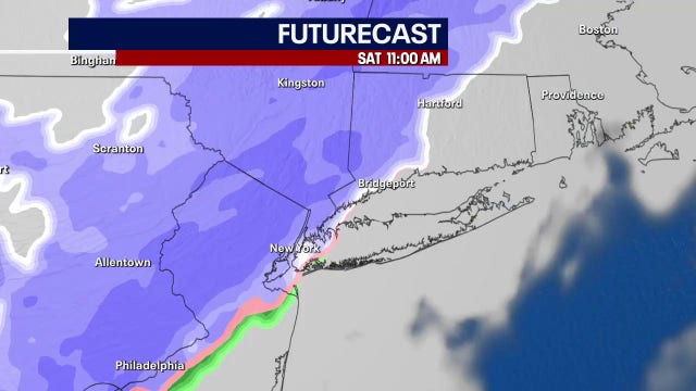 Forecasters tracking two chances for snow this weekend in NYC area
